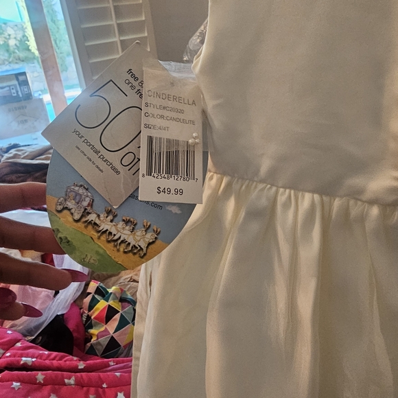 Girls Cinderella Dress New With Tags 4t $25 - Picture 8 of 9